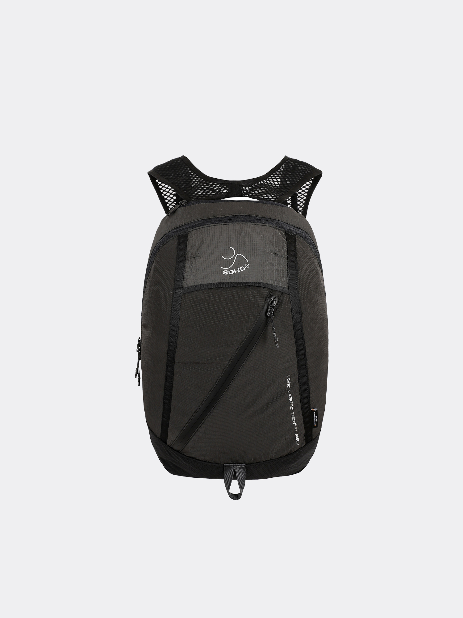 SOHC PACKABLE DAYPACK-CHARCOAL